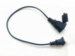 Hot sale 2pin black 10A extension power cable 0.5m-10m copper power extension