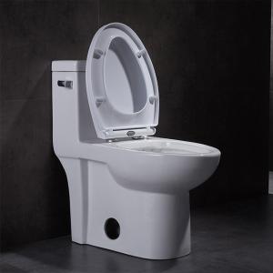 China 21 Inch Round Bowl One Piece Handicap Toilet For Disabled Persons Tall Commodes wholesale
