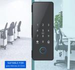 Smart WiFi Tuya Glass Door Lock Digital Fingerprint Electronic Password IC Card