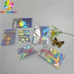 Transparent Front Foil Packaging Bags Holographic Smell Proof Heat Seal