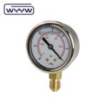 Oil Filled Compound Pressure Gauge Customized Support OEM Stainless Steel Case
