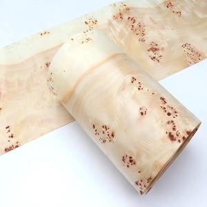 China Burl Mappa Solid Wood Veneer 0.50mm For Furniture Acoustic Guitar Surface on sale