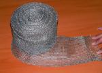 Single Strand Weave Corrosion Resistant Knitted Wire Mesh For Air Liquid Solid