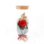 Clear Durable Wishing Mini Rose Bottles Perfect Gift For Valentines Day