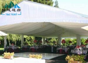 China Custom Printed Romantic Wedding Tents High Peak Waterproof PVC Fabric wholesale