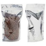 Resealable Aluminum Foil Stand Up Pouch Bags Food Storage Smell Proof With