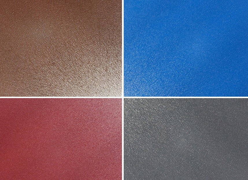 medium hard(HRB60-85) Wrinkle Textured/Matt Prepainted Steel Ral Color or Customized According to Samples