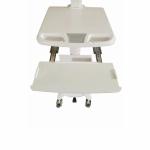 Aluminum Alloy Mobile Hospital Carts Medical Computer Carts White ABS