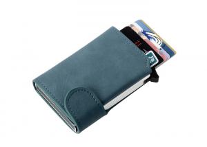 China PU Leather Money Clip Wallet And Credit Card Holder Rfid Blocking Customized wholesale