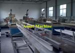 PVC Plastic Profile Production Line Wood Plastic Extruder Line 400-600kg/H