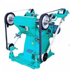 China Big Power Sand Belt Grinding And Polish Machine With Two Cloth Wheel wholesale