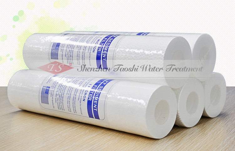 Big Fat PP Water Purification Cartridges , Water Filter Parts 28mm Inner Dia