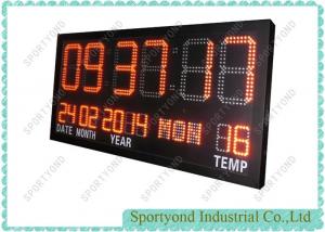 China LED clock board with temperature led display wholesale
