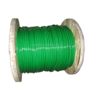 China Safety Waterproof PVC Coated Stainless Steel Wire Rope for Other Processing Services and 1370-2160MPA Tensile Strength wholesale