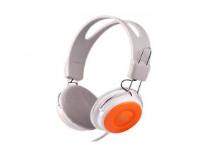 China Multi Function Noise Eliminating Headphones For Pc Gaming Orange Color wholesale