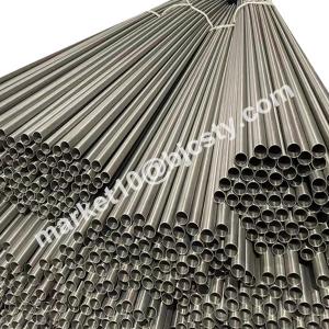 China Titanium Pipe Supplier Seamless Round Pipes Gr2 for Titanium Shell and Tube Heat Exchanger wholesale