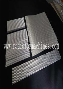China Customized Fin Pitch Aluminum Stamped Radiator Fins Stroke To Buyer Specs wholesale