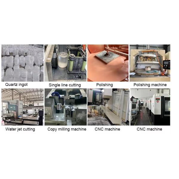 CNC Customize High Temperature Quartz Glass Plate For Curing Machine