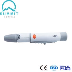 China Safety Blood Lancet Pen Adjustable Lancing Device With Painfree Technology wholesale