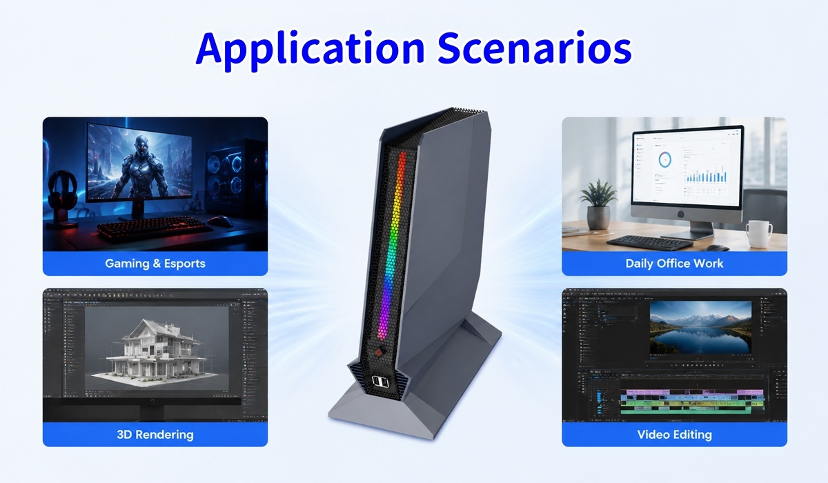 Intel Core i7 13800H Processor Gaming PC With RTX4060 Discrete Graphics 8GB VRAM