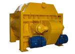 Compulsory Twin Shaft Concrete Mixer , 1000 Liter Beton Electrical Cement Mixer