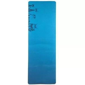 China Dual Color TPE Yoga Mats, Environmentally friendly mat, Soft Anti Slip Sports Fitness, Exercise, Pilates Mat 6mm wholesale