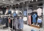 Decorative Commercial Apparel Store Fixtures , Department Store Clothing Racks
