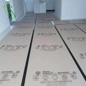 China Contractor Grade Durable Building Floor Protection Paper , Rolled Cardboard Floor Covering wholesale