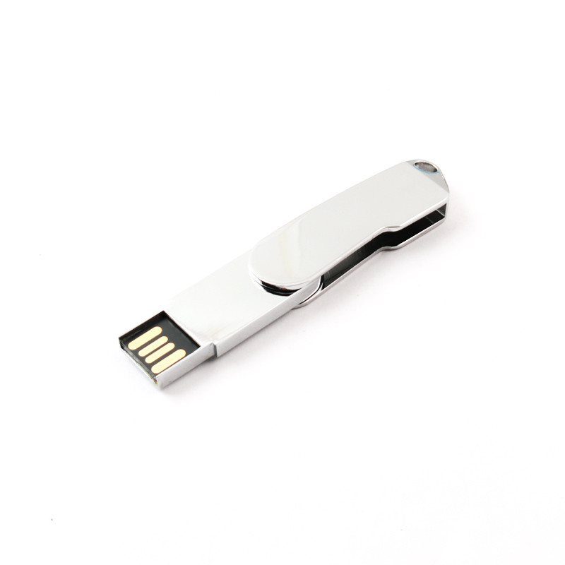 Twist Metal Usb 2.0 With Keychain 32GB 64GB 128GB Fast UDP Chip