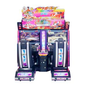China 32 LCD Twins Arcade Car Game Machine , 1 - 2 Players Money Arcade Machines wholesale
