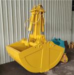 Excavator Hydraulic Clamshell Bucket for telescopic dipper arm For Construction