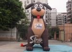 5 meters high lovely large outdoor puppy inflatable dog for advertising