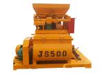 Twin Shaft Automatic Concrete Mixer Machine , 500L Stationary Dry Mortar
