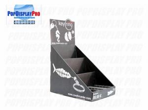 China 4C Offset Counter Display Boxes Honeycomb Paper 3 Tiers Key Ring 300gsm wholesale