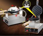 220V Commercial Electric Bubble Waffle Maker for Hong Kong Style Belgian Egg