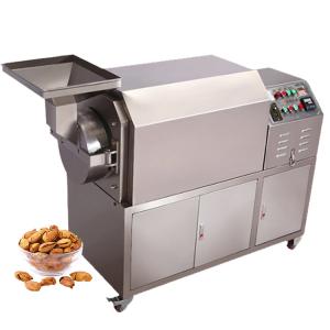 China 50Kg/Hour Cocoa Bean Nut Roasting Machine Peanut Roaster Machine wholesale