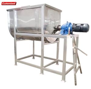 China 5 Ton Ribbon Poultry Feed Mixer Electric Control For Chemicals Processing wholesale