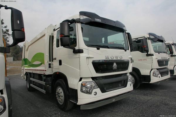 SINOTRUK HOWO 166-371hp 6-10 wheels euro2-euro5 8-16cbm dimensions compactor