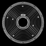Waterproof 8 Rings LED High Bay Light Lens For High Bay Light Փ263.8mm