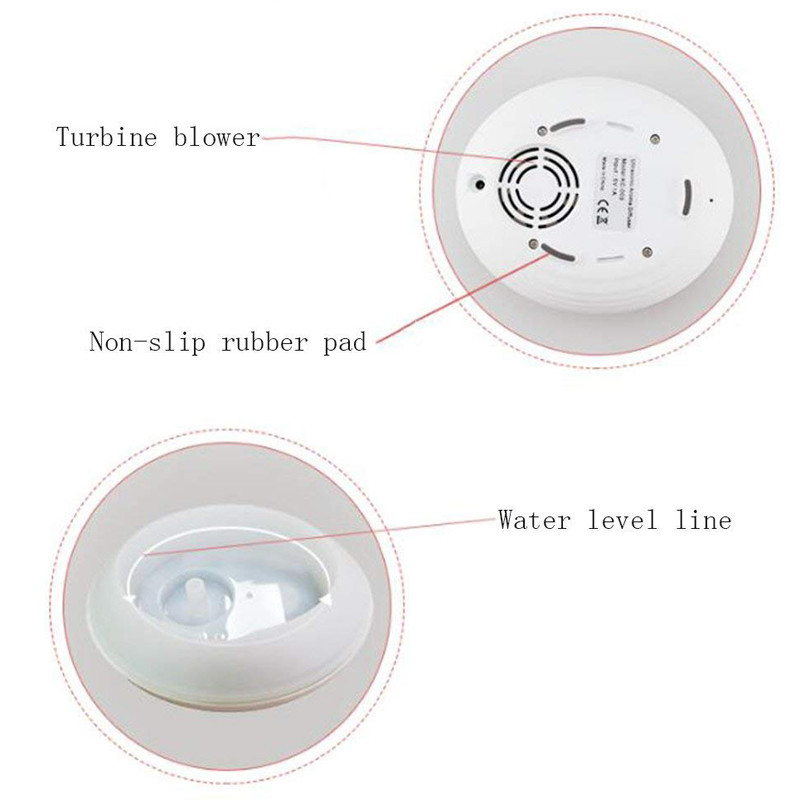 USB Charging Mini Ultrasonic LED Night Light Humidifier