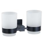 Polished Bathroom Tumbler Holders Wall Mounted Glass Stainless Steel Toothbrush