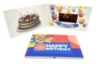 business advertising display electronic 4.3inch video booklet with USB cable ,