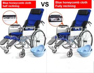 China Disabled Elderly Lightweight Folding Wheelchairs For Travelling wholesale
