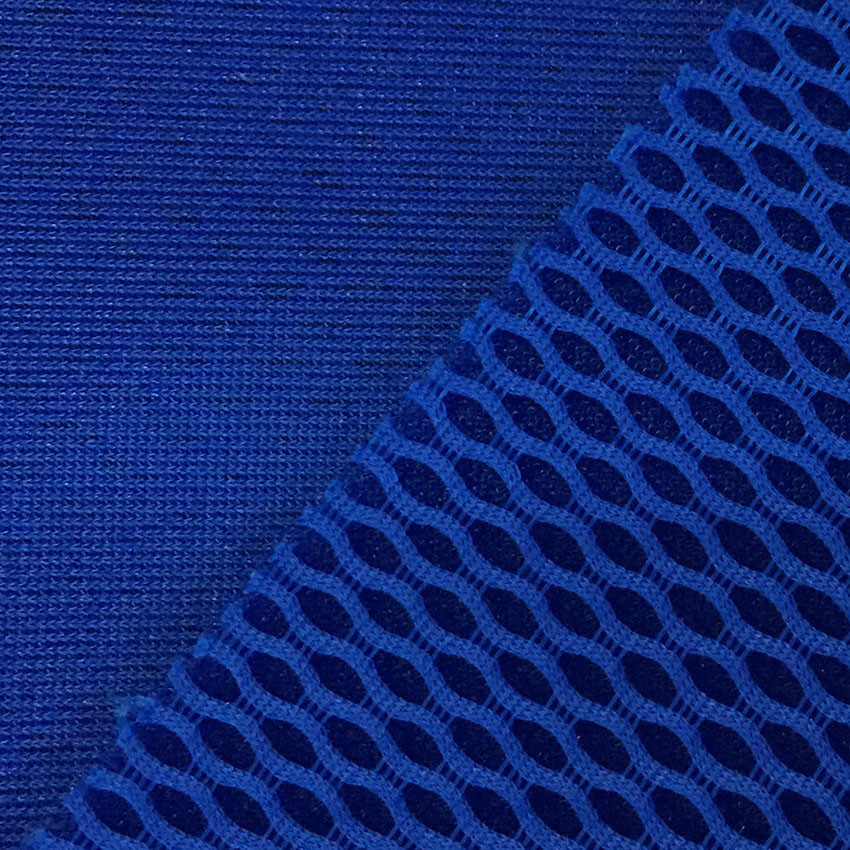 Knitted Breathable Spacer Mesh Fabric 100% Polyester Air Mesh Fabric 3mm