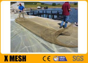 China 3.5mm Woven Wire Mesh 35mm X 35mm Opening Size For Fish Production wholesale