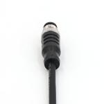 M12 4 Pin Connectors 2M Pre-Assembled Cable Male Straight PVC CE Unshielded