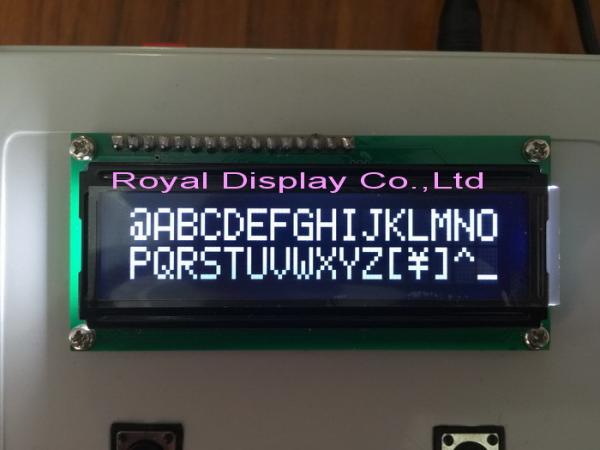 Quality ROYAL DISPLAY White 16x2 LCD Display LCD VA Panel For Gaming RYB1602A for sale