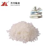 Transparent Hot Melt Book Binding Adhesive , Flaky EVA Based Hot Melt Adhesive