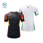 Short Sleeve Team Football Jersey Soccer Wear With Maximum Wear Comfort Fabric