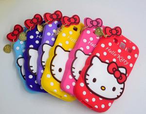 China lovely hello kitty silicon Case For iPhone 4 5s 6s plus SAMSUNG galaxy S6 S7 NOTE 3 5 wholesale
